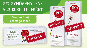 Diabess-Györgytea novemberi akció cukorbetegeknek