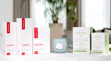 15% kedvezmény a Diabess-Györgytea termékekre, ajándék teafilterrel!