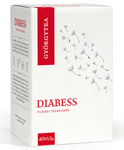 Diabess filteres tea termékoldal
